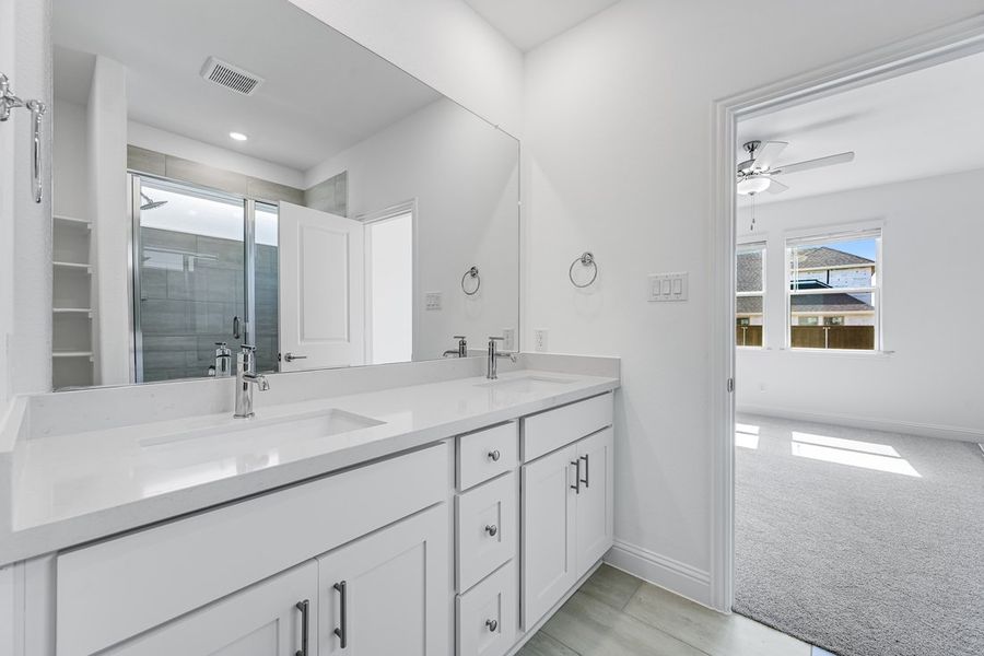 Furnished interior view inside a new home in Madero 50s, Fort Worth (Image 6). Furnished interior view inside a new home in Madero 50s, Fort Worth (Image 6).