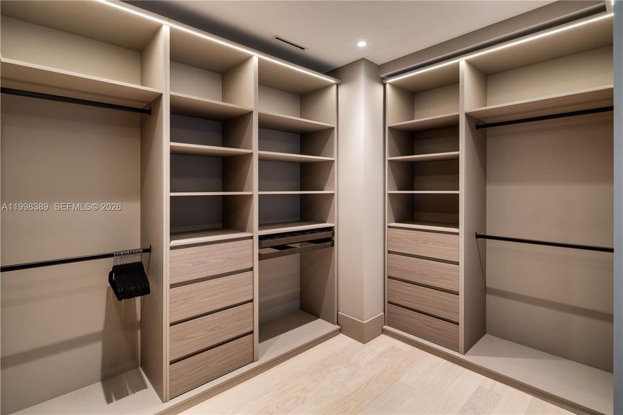 Furnished interior view inside a new home in , Key Biscayne (Image 11).