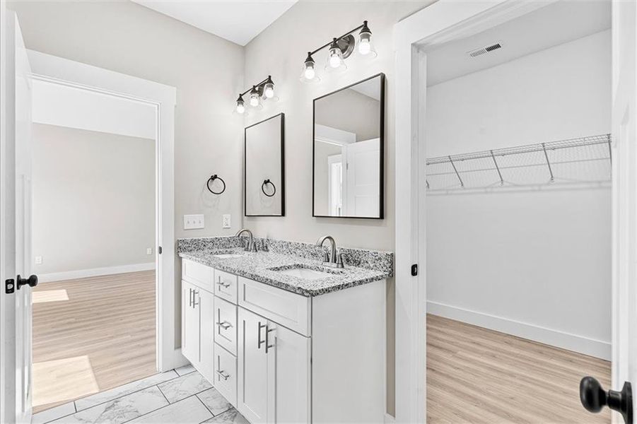 Furnished interior view inside a new home in , Dalton (Image 13).