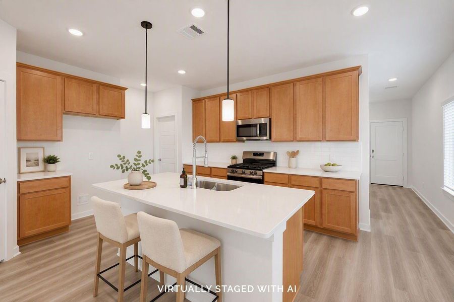 Furnished interior view inside a new home in Miller's Pond, Rosenberg (Image 9).