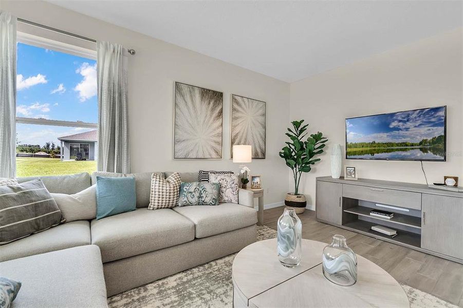 Furnished interior view inside a new home in Harmony West, St. Cloud (Image 38). Furnished interior view inside a new home in Harmony West, St. Cloud (Image 38).