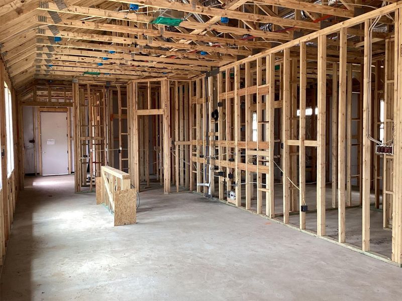 In-progress construction of a new home in Lariat, Liberty Hill, TX (Image 3).