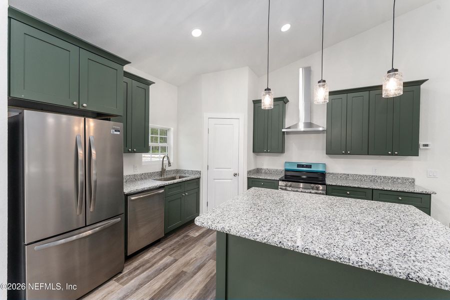 Furnished interior view inside a new home in , Hampton (Image 6).