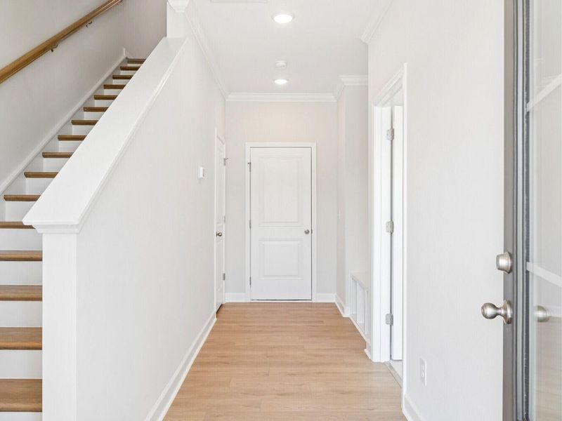 Spacious, unfurnished interior of a new home in Forestville Yard Townhomes, Knightdale (Image 13).