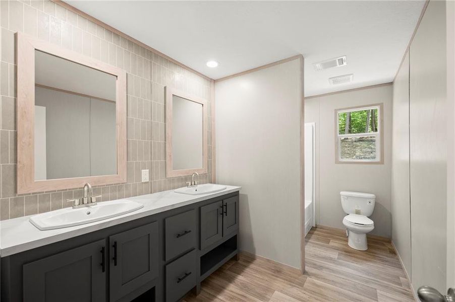 Furnished interior view inside a new home in , Royston (Image 4).