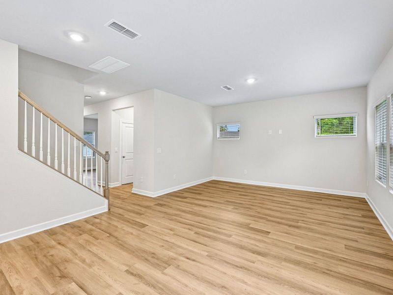 Spacious, unfurnished interior of a new home in Harper Landing, Stanley (Image 13). Spacious, unfurnished interior of a new home in Harper Landing, Stanley (Image 13).