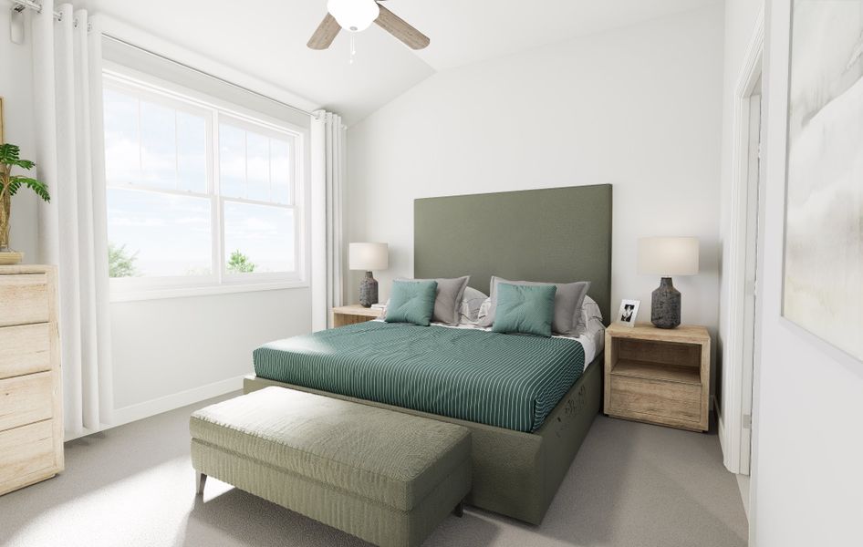 Spacious Owner’s Suite in The Harrington Townhome