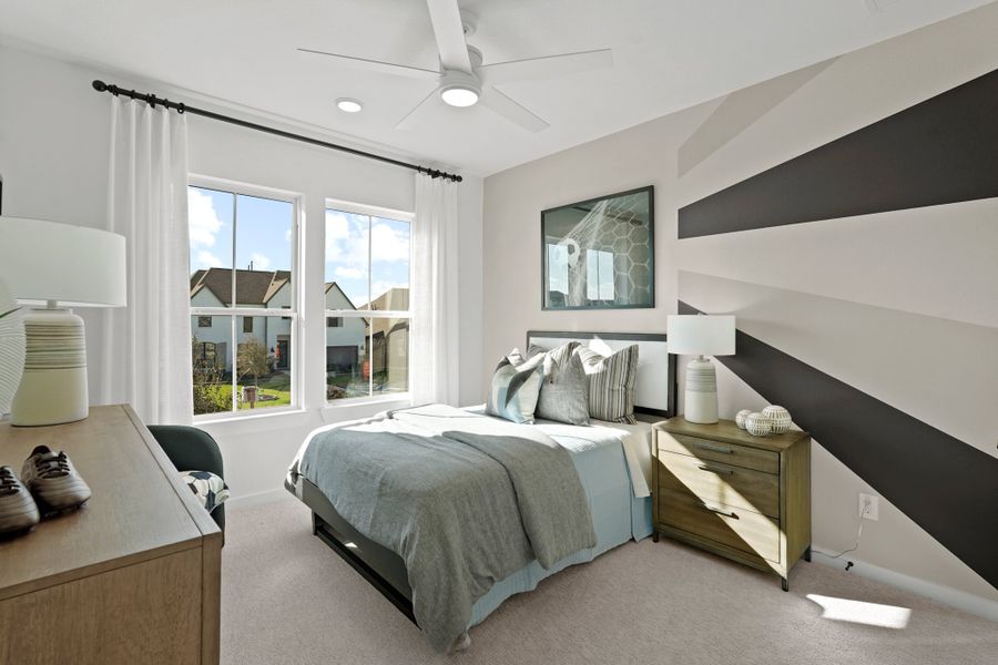 Furnished interior view inside a new home in Elyson 45' & 70', Katy (Image 36).
