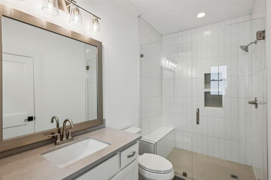 Furnished interior view inside a new home in , Atlanta (Image 12).