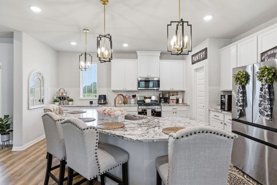 Furnished interior view inside a new home in , Cleveland (Image 32).