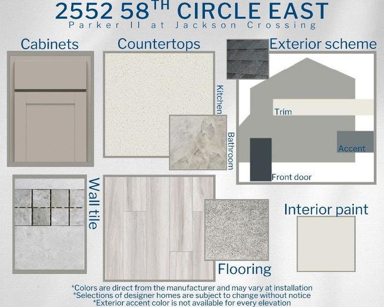 Parker II - Colors for This Home