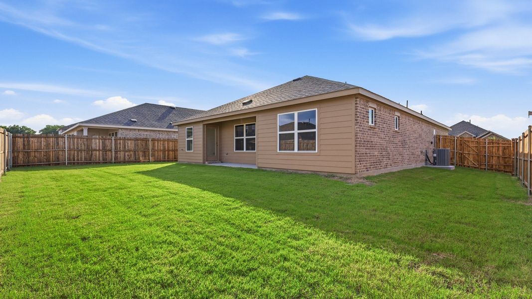 Exterior details and patio area of a home in Patriot Estates, Venus (Image 26). Exterior details and patio area of a home in Patriot Estates, Venus (Image 26).