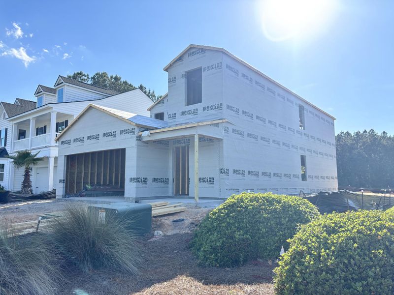 In-progress construction of a new home in , Summerville, SC (Image 3).