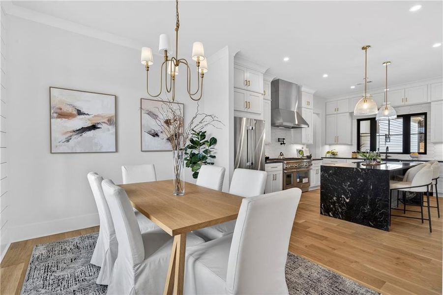 Furnished interior view inside a new home in , White Plains (Image 56).