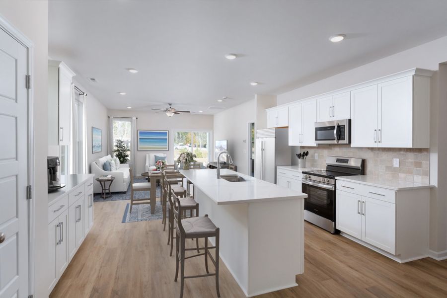 Furnished interior view inside a new home in Patriot’s Watch, Hampstead (Image 6).