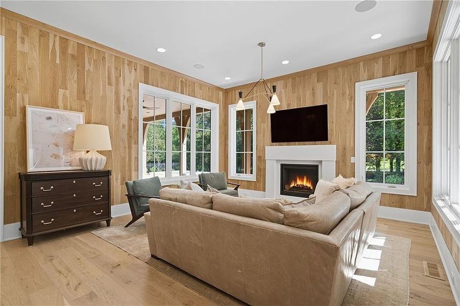 Furnished interior view inside a new home in Crossroads, Alpharetta (Image 12).