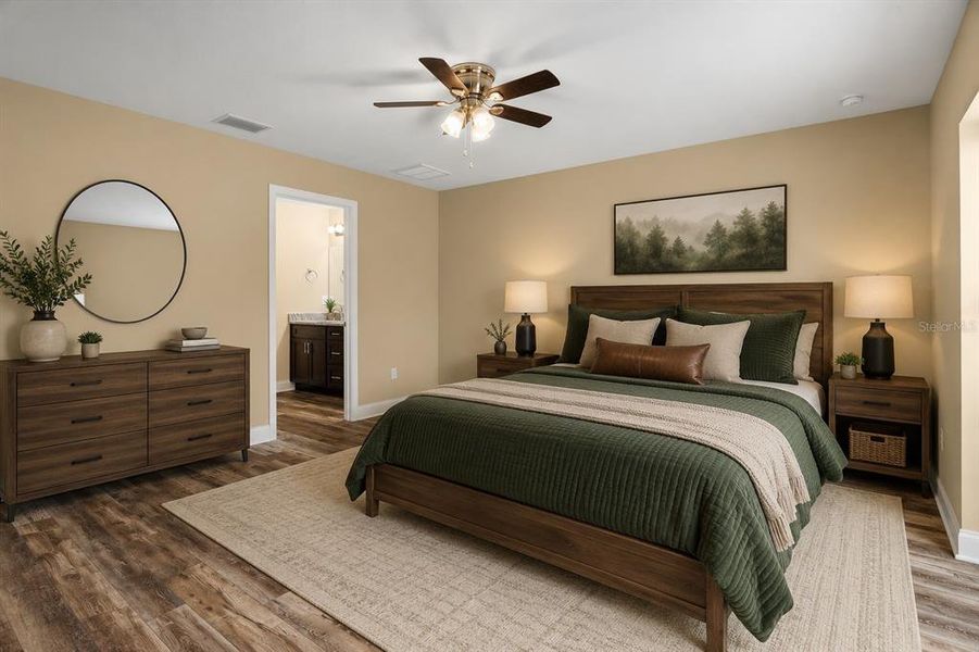 Furnished interior view inside a new home in , Haines City (Image 12).