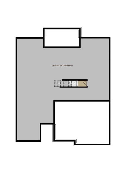 2D floor plan layout for the Denali by View Homes in Jackson Creek North, Monument, CO (Image 5).