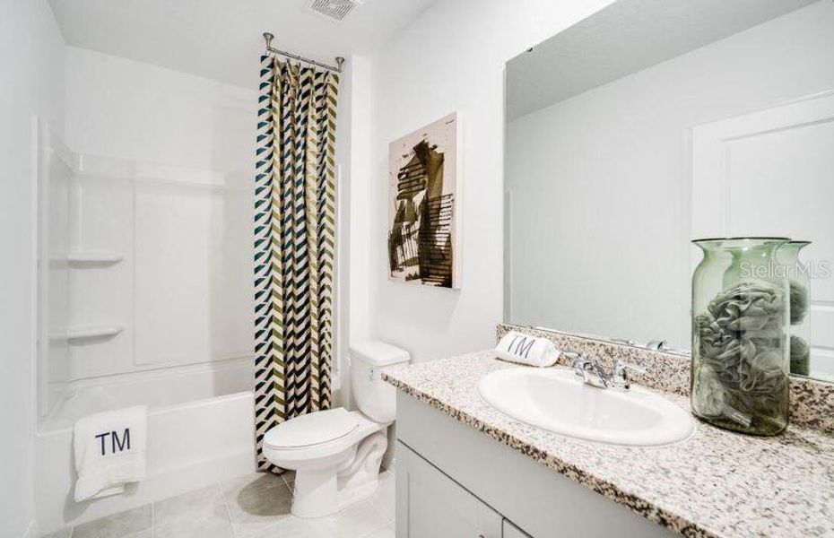 Furnished interior view inside a new home in Waterstone, Groveland (Image 10). Furnished interior view inside a new home in Waterstone, Groveland (Image 10).