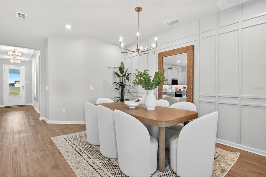 Furnished interior view inside a new home in Crosswind Ranch, Parrish (Image 9). Furnished interior view inside a new home in Crosswind Ranch, Parrish (Image 9).