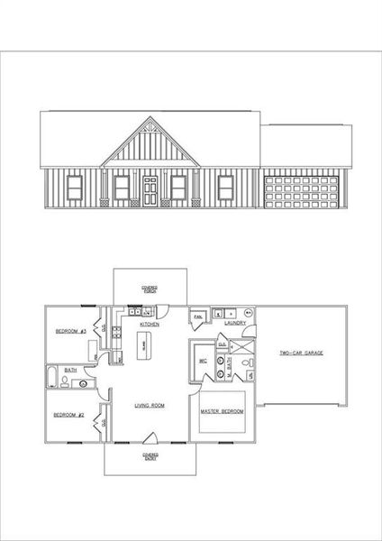 2D floor plan layout of this home in , Dallas, GA (Image 3). 2D floor plan layout of this home in , Dallas, GA (Image 3).