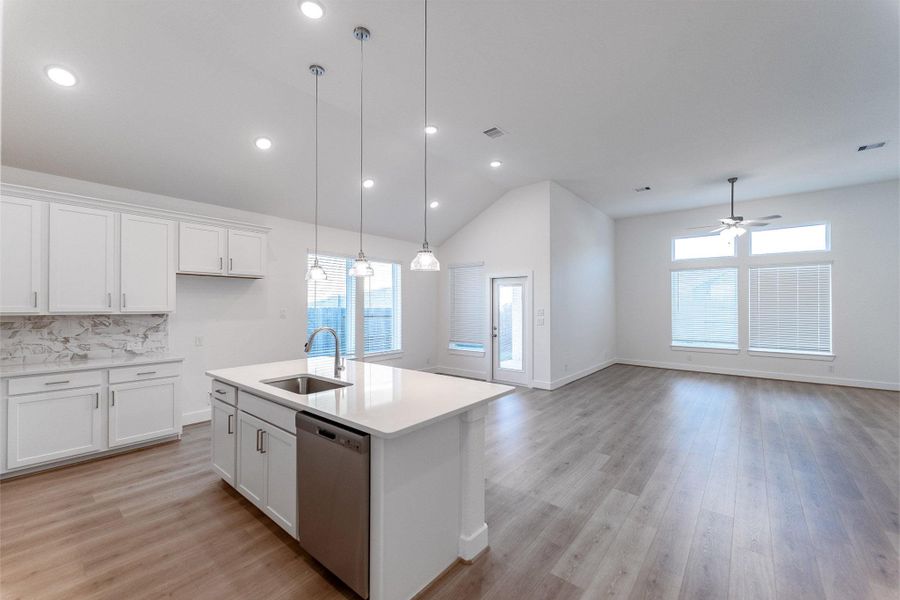 Furnished interior view inside a new home in Sunterra, Katy (Image 7).