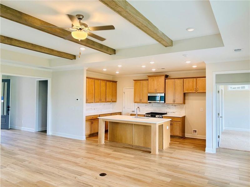 Furnished interior view inside a new home in Heritage Pointe at The Georgian, Villa Rica (Image 4).