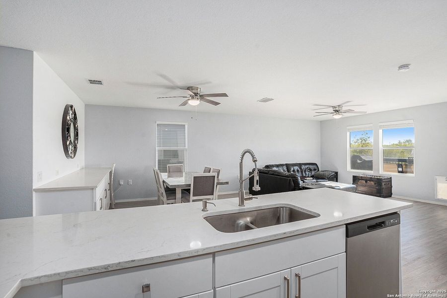 Furnished interior view inside a new home in Mission del Lago: Watermill Collection, San Antonio (Image 11). Furnished interior view inside a new home in Mission del Lago: Watermill Collection, San Antonio (Image 11).