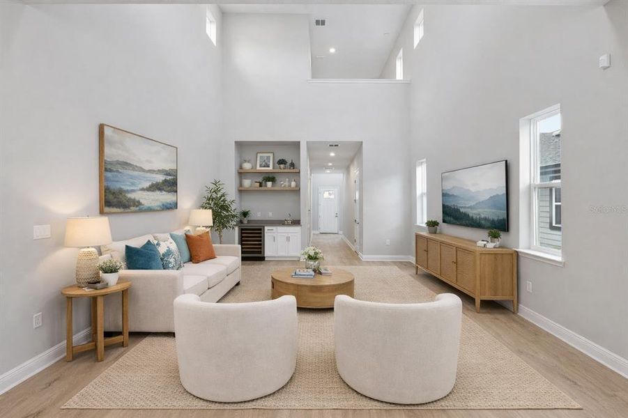 Furnished interior view inside a new home in Weslyn Park at Sunbridge, St. Cloud (Image 7).