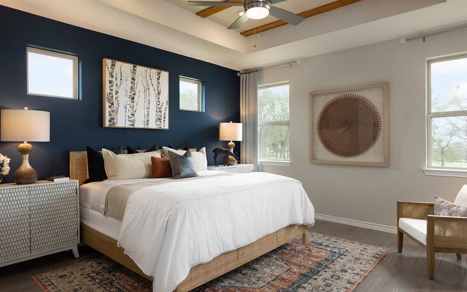 Furnished interior view inside a new home in Kissing Tree, San Marcos (Image 10).
