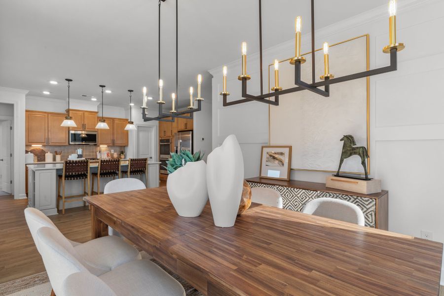 Furnished interior in a model home at Terrapin in Leland (Image 35).