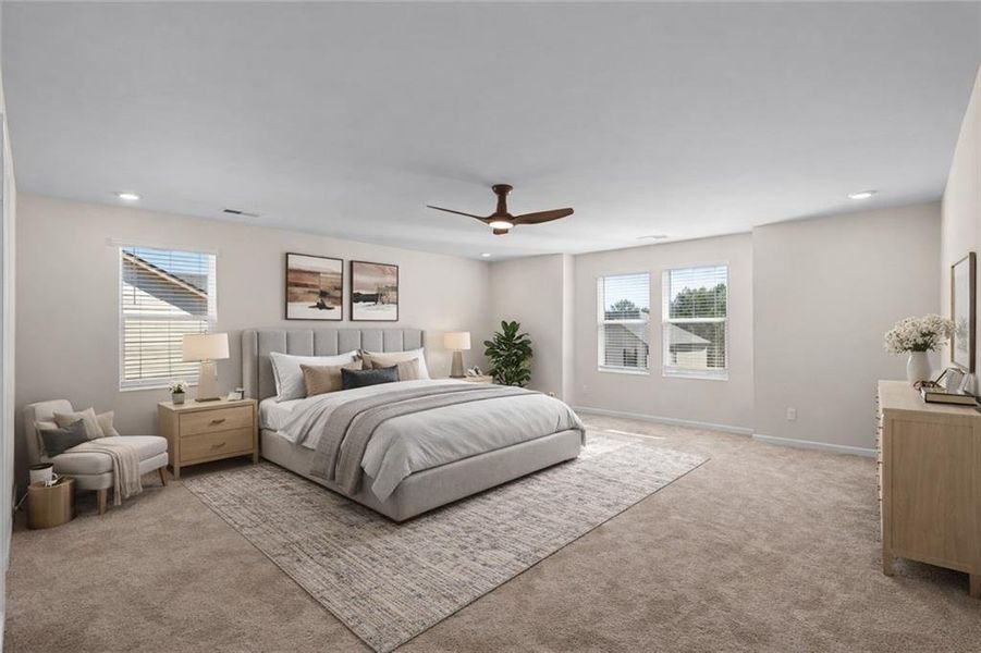 Furnished interior view inside a new home in , Covington (Image 15). Furnished interior view inside a new home in , Covington (Image 15).