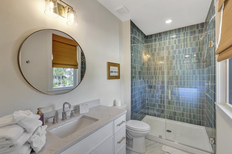 Furnished interior view inside a new home in , Isle Of Palms (Image 18).