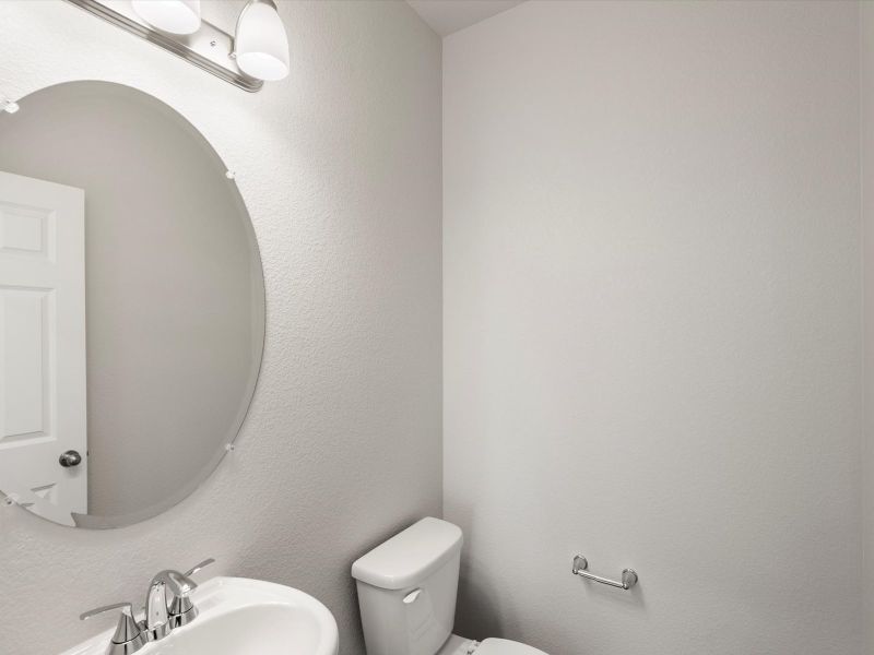 Furnished interior view inside a new home in Buffalo Highlands: The Flora Collection, Commerce City (Image 7).