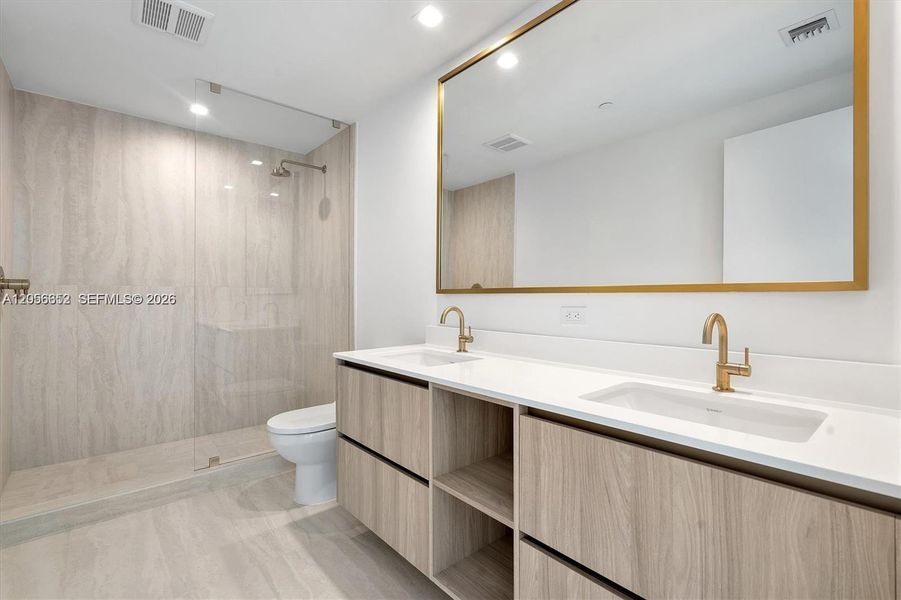 Furnished interior view inside a new home in , Miami (Image 9).