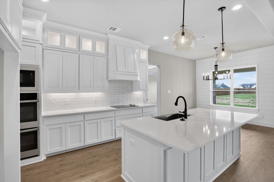 Furnished interior view inside a new home in Coyote Crossing, Godley (Image 4).