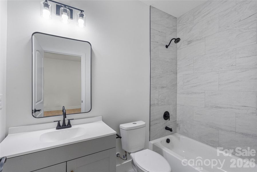 Third Full Bath on Upper