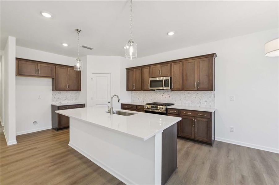 Furnished interior view inside a new home in The Estates at Casteel, Bethlehem (Image 13).