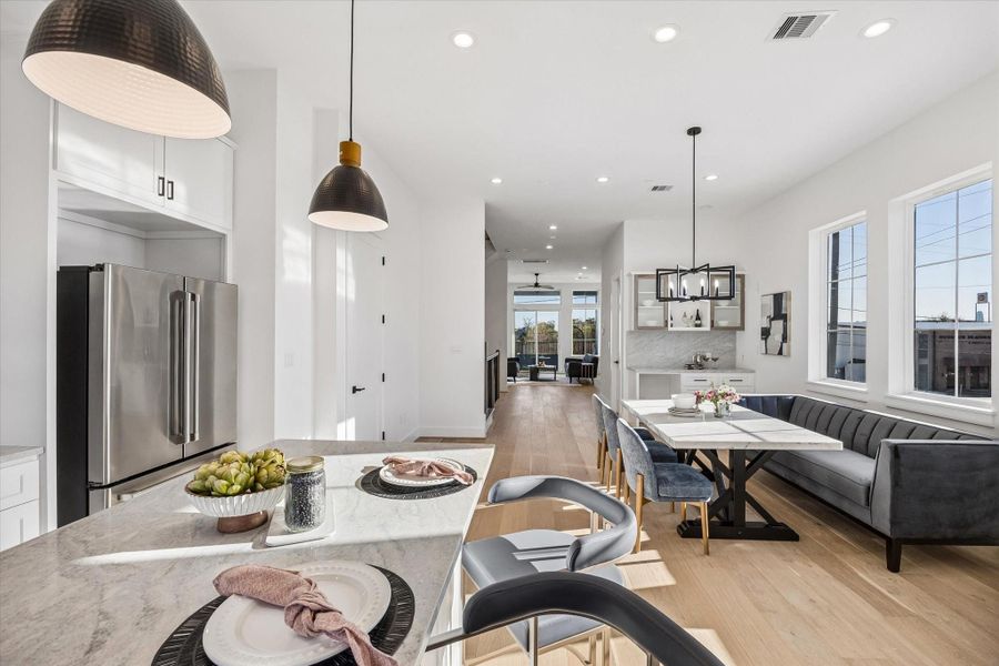 Furnished interior view inside a new home in , Houston (Image 20). Furnished interior view inside a new home in , Houston (Image 20).