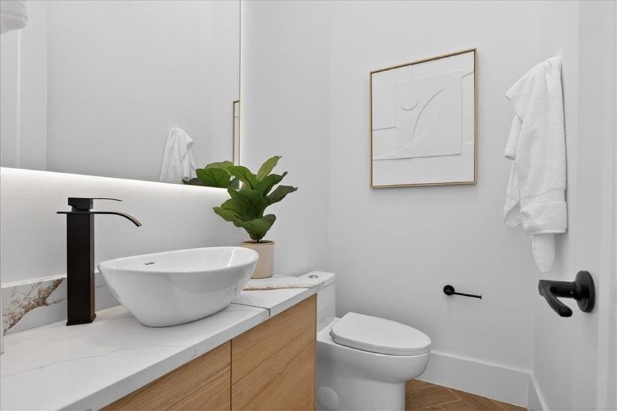 Furnished interior view inside a new home in , Canton (Image 26).