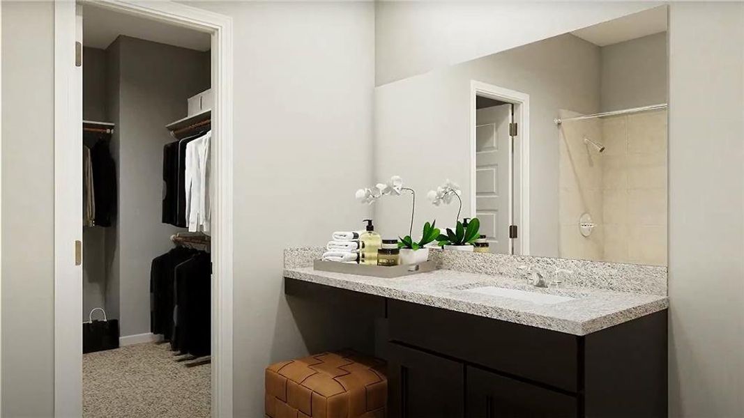 Furnished interior view inside a new home in Deer Creek, Fort Worth (Image 15).