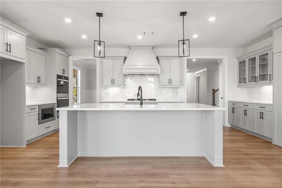 Furnished interior view inside a new home in Yellowstone Farms, Cumming (Image 28).