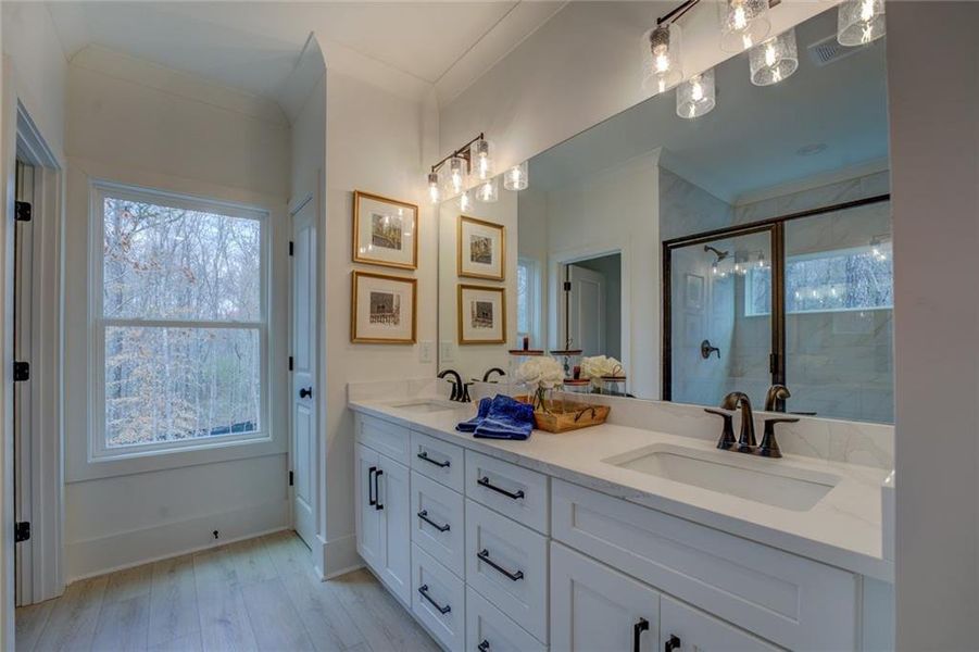 Furnished interior view inside a new home in , Social Circle (Image 30).