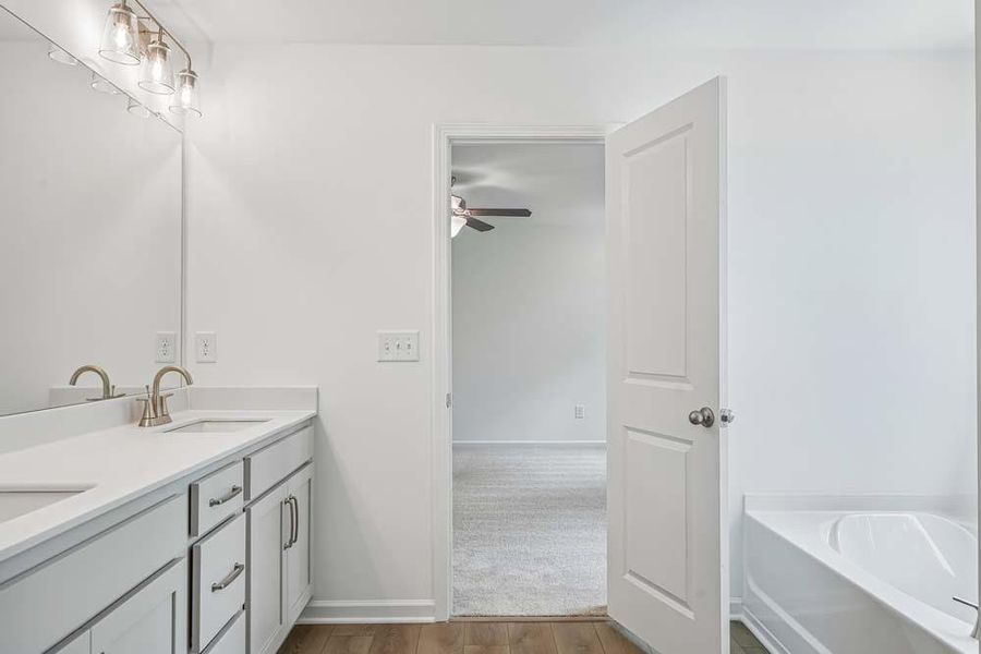 Furnished interior view inside a new home in The Estates at Casteel, Bethlehem (Image 7). Furnished interior view inside a new home in The Estates at Casteel, Bethlehem (Image 7).