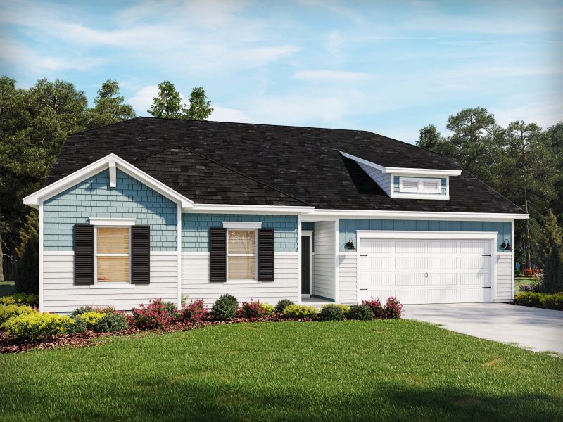 Front exterior of a home in the Calabash Station community, located in Calabash, NC (Image 3).