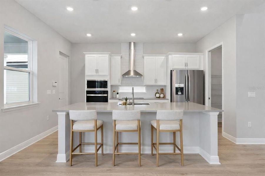 Furnished interior view inside a new home in Weslyn Park at Sunbridge, St. Cloud (Image 12).
