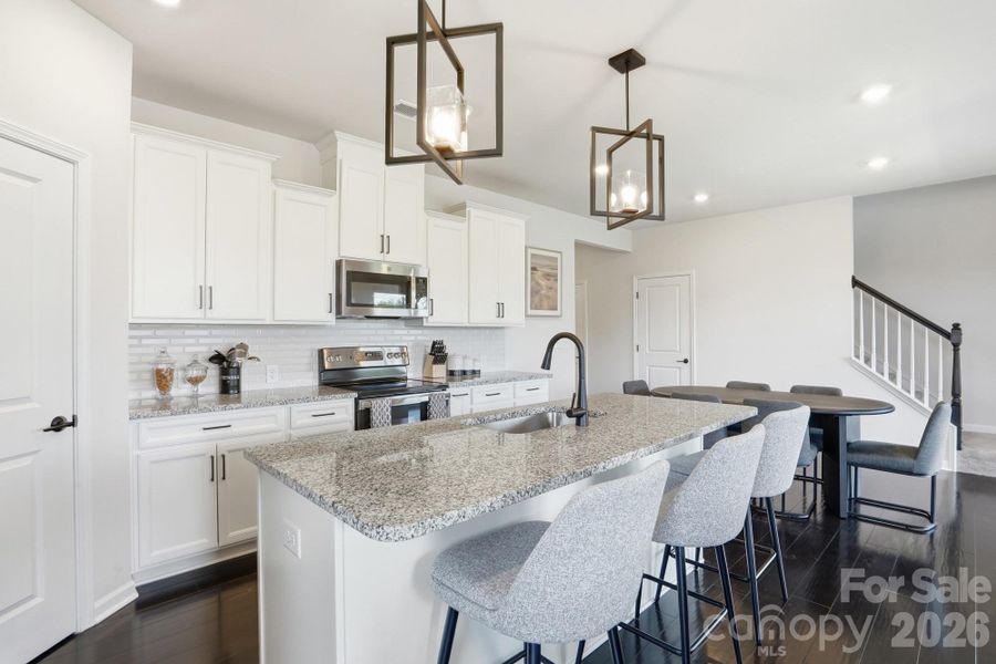 Furnished interior view inside a new home in , Charlotte (Image 38).