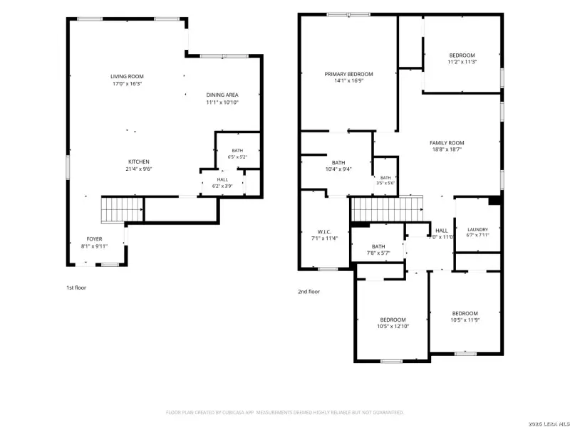 2D floor plan layout of this home in Avenida, Converse, TX (Image 6).