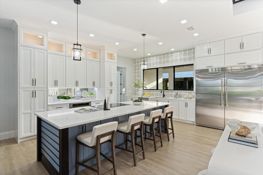 Furnished interior view inside a new home in , West Palm Beach (Image 18).