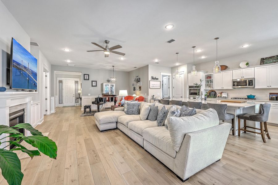 Furnished interior view inside a new home in , Summerville (Image 5).
